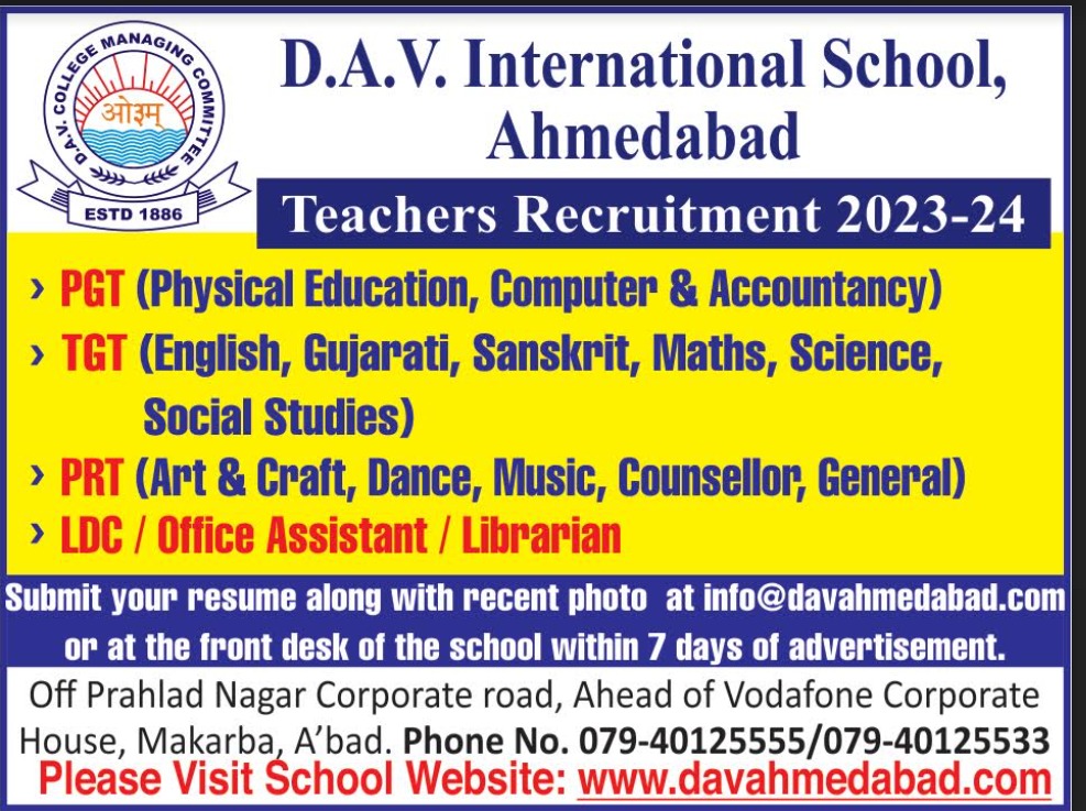 Dav international school ahmedabad